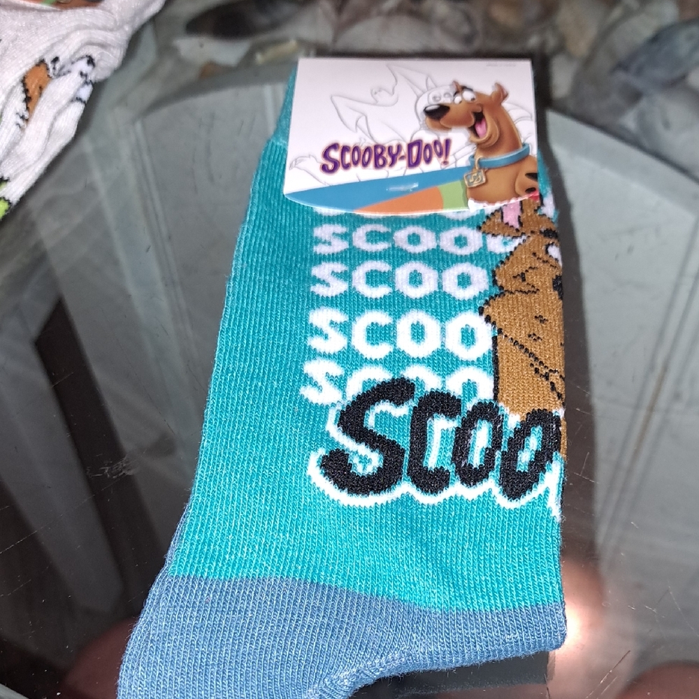 Bioworld Scooby-Doo Turquoise Socks/ BUNDLE ONLY